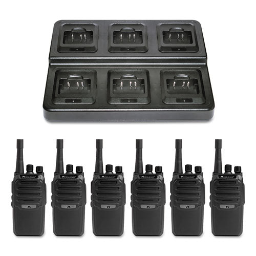 Midland BR200X6BGC BizTalk 2 Way Radios BR200X6BGC, 6 Radios, 2 W, 16 Channels