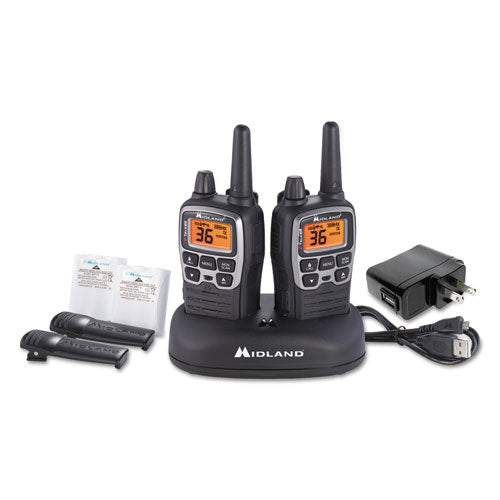 Midland T71VP3 X-TALKER T71VP3 Two-Way Radio, 2 Radios, 2 W, 36 Channels