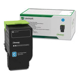 Lexmark C241XC0 C241xc0 Return Program Extra High-Yield Toner, 3,500 Page-Yield, Cyan 2