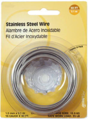30' 19GA SS Wire