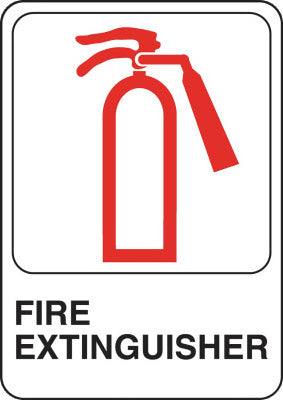 5x7 Fire Extinguis Sign