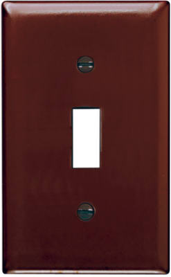BRN 1G Nyl Wall Plate