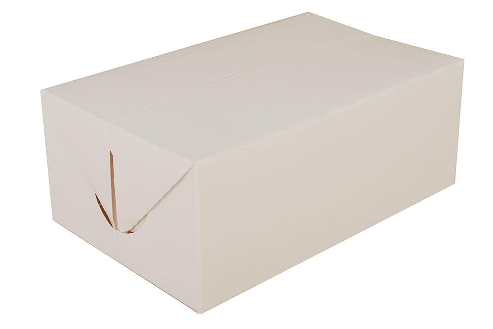 Southern Champion 2718 7" X 4.5" X 2.75 Snack Carry Out Box, White, Fast Top 500/CS