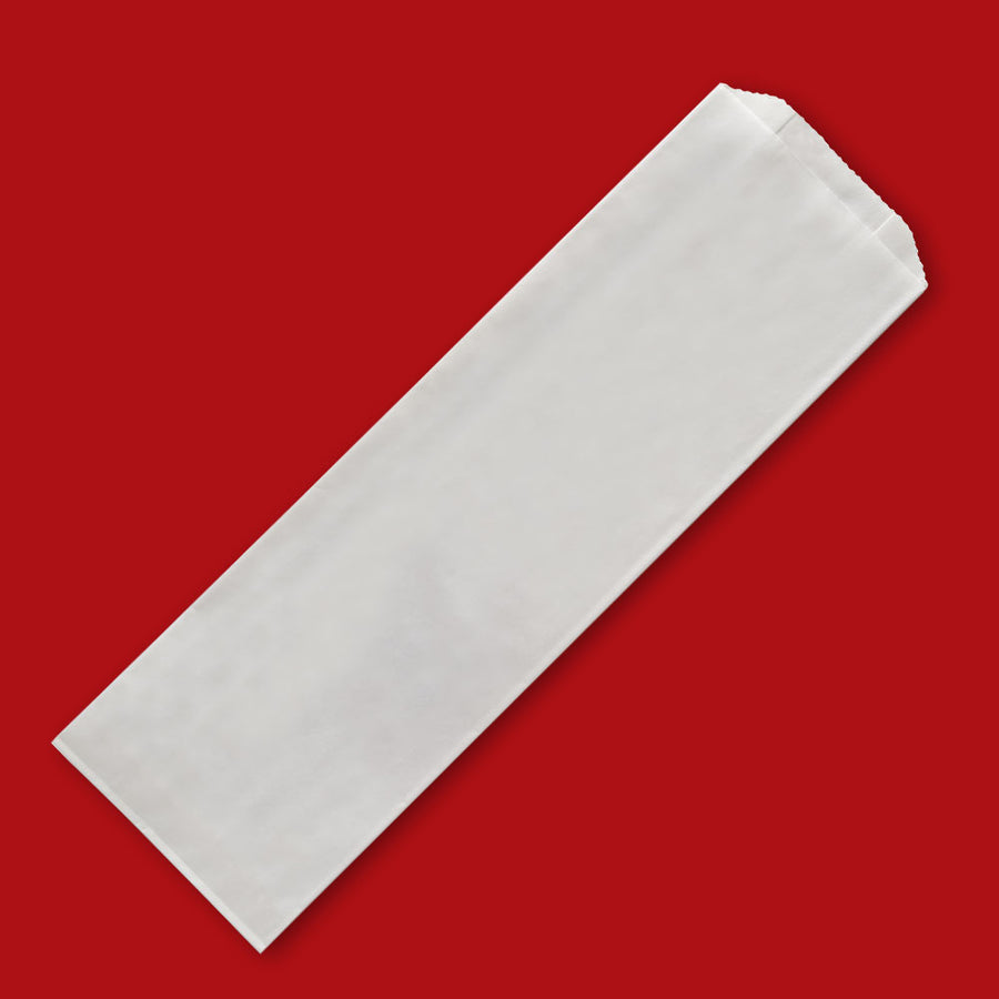 Fischer BB-18 Bread Bag 5x3x18 Plain paper Bleach Kraft 1000/CS
