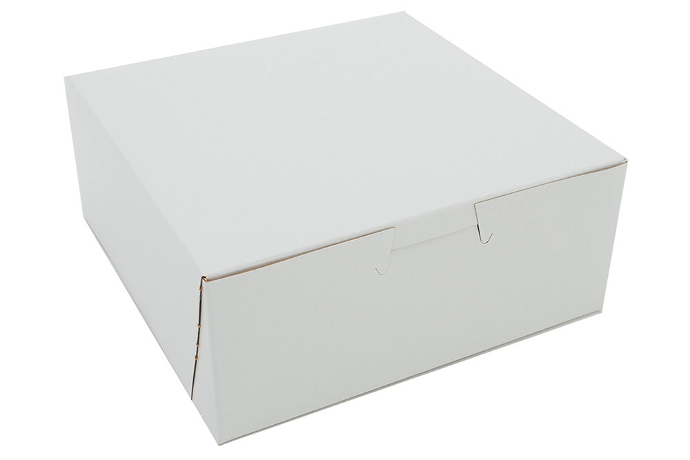 Southern Champion 0901 6" X 6" X 2.5" Bakey Box White, Non-Window, Lock-Corner 250/CS