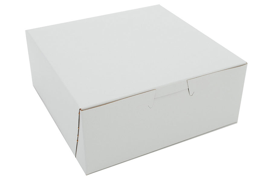 Southern Champion 0901 6" X 6" X 2.5" Bakey Box White, Non-Window, Lock-Corner 250/CS