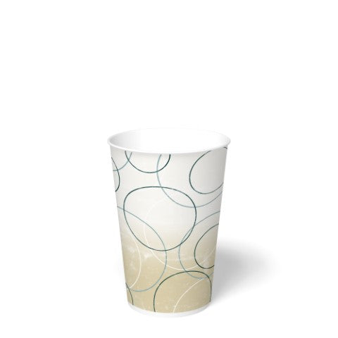 Graphic Packaging DMR-16-CHAMP / 116359105 16oz Paper Cold Cup "Champagne" 1000/CS