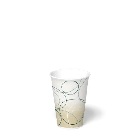 Graphic Packaging DMR-7-CHAMP / 107359016 7oz Paper Cold Cup "Champagne" 2500/CS