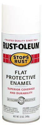 12OZ FLT WHT Spr Enamel