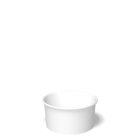Graphic Packaging DFR-6-CB / 106352037 6oz Food Container Carte Blanc / White 1000/CS