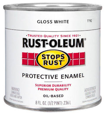 1/2PT GLS WHT Enamel