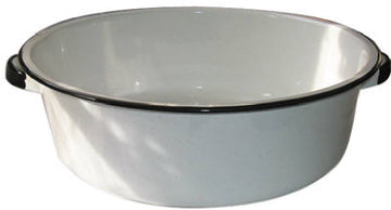 15QT WHT Dish Pan