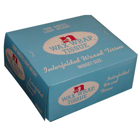 Norpak FWW-6 Wax Wrap Midget Paper Bakery Tissue 6" x 10.75" Interfolded 10000/CS