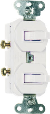 15A WHT 2SP UL Switches