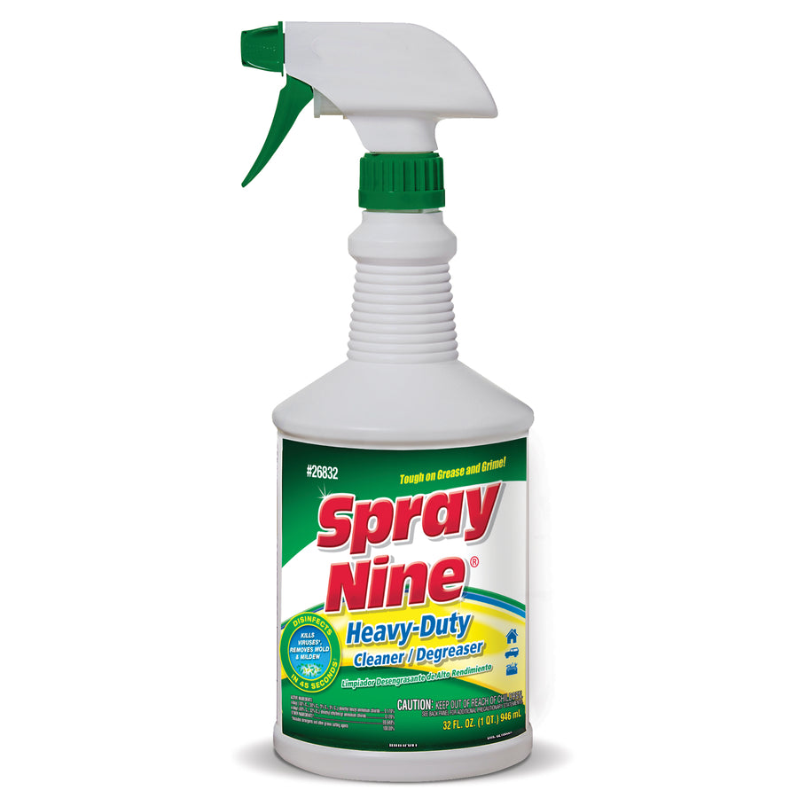 Spray Nine 26832 Spray Nine Disinfectant & Cleaner 32 oz. Spray Heavy Duty 12/CS