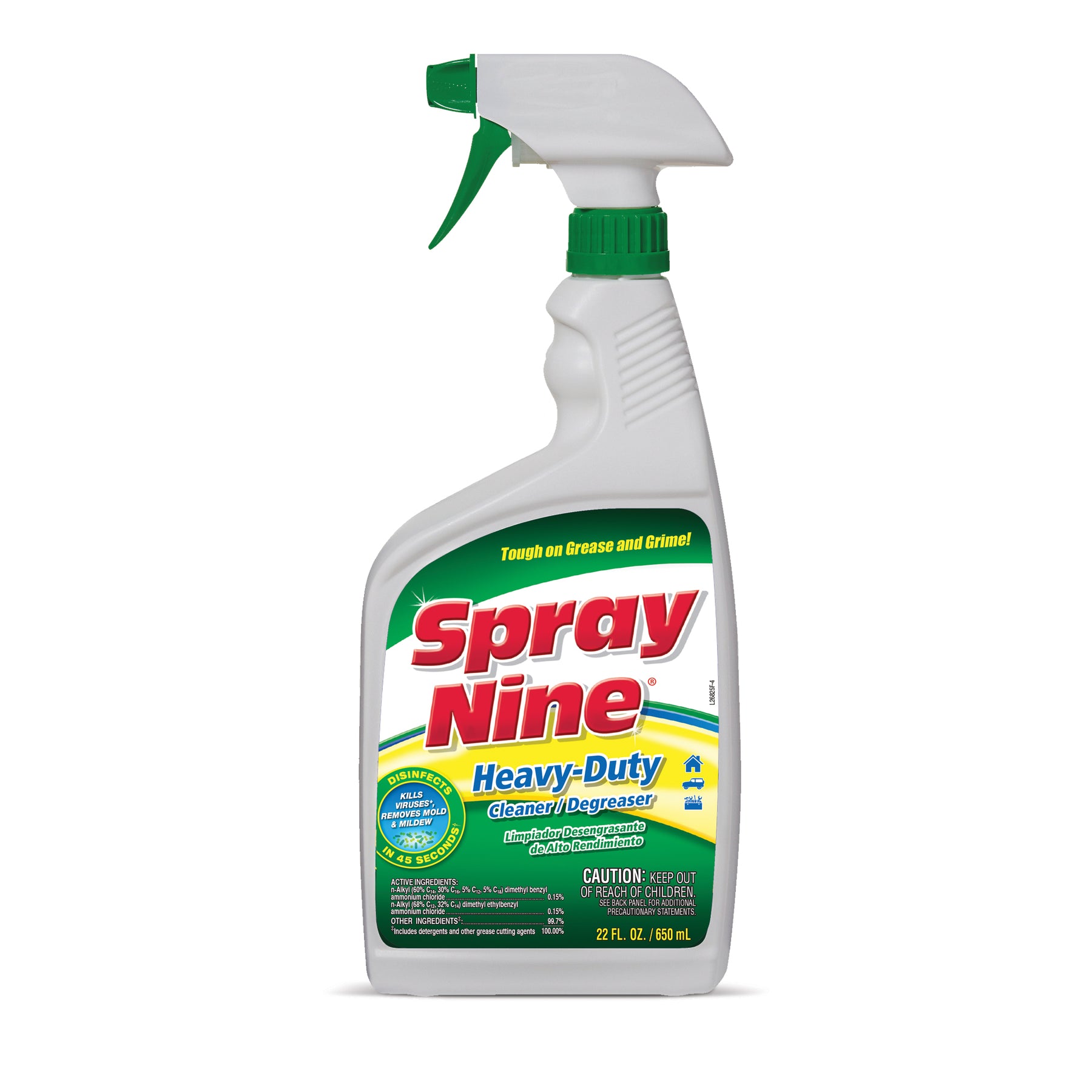 Spray Nine 26825 Spray Nine Disinfectant & Cleaner 22 oz. Spray Heavy Duty 12/CS