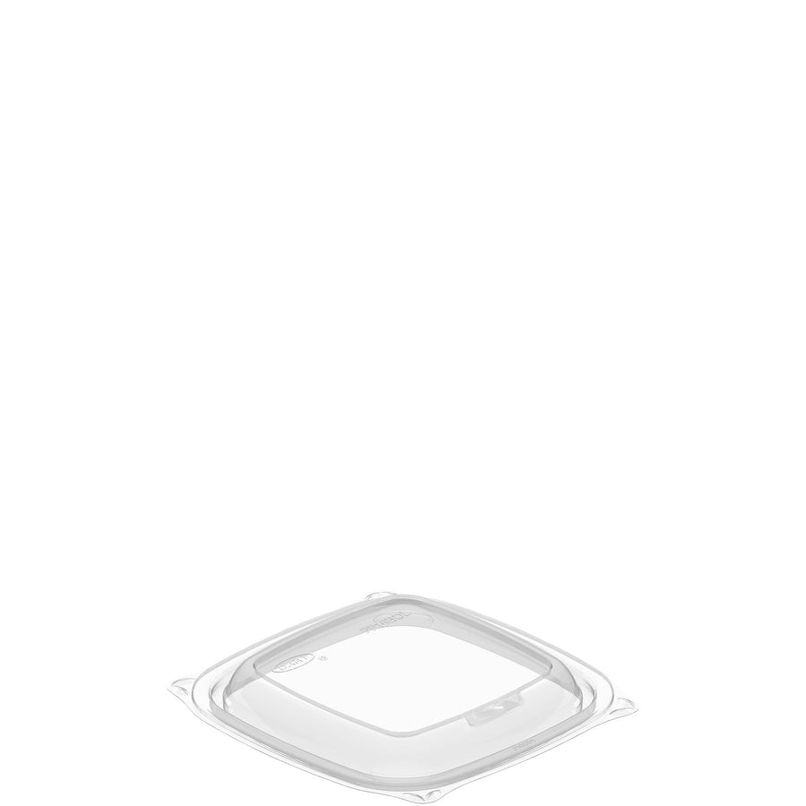 Dart PP816BDL POLYPRO Lid 8-16 oz Blk Sq Bwl 504/CS