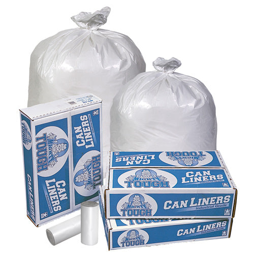 Pitt Plastics MT331XW 24x32 .45 Mil X-Heavy White Mighty Tough Can Liner 500/CS