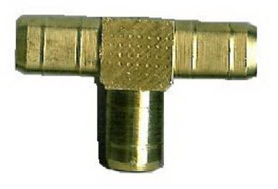3/8" BRS Hose Barb Tee