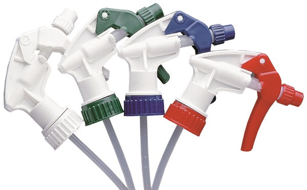 Hospeco 5902 General Purpose HD Trigger Sprayer 9 7/8" Blue/White