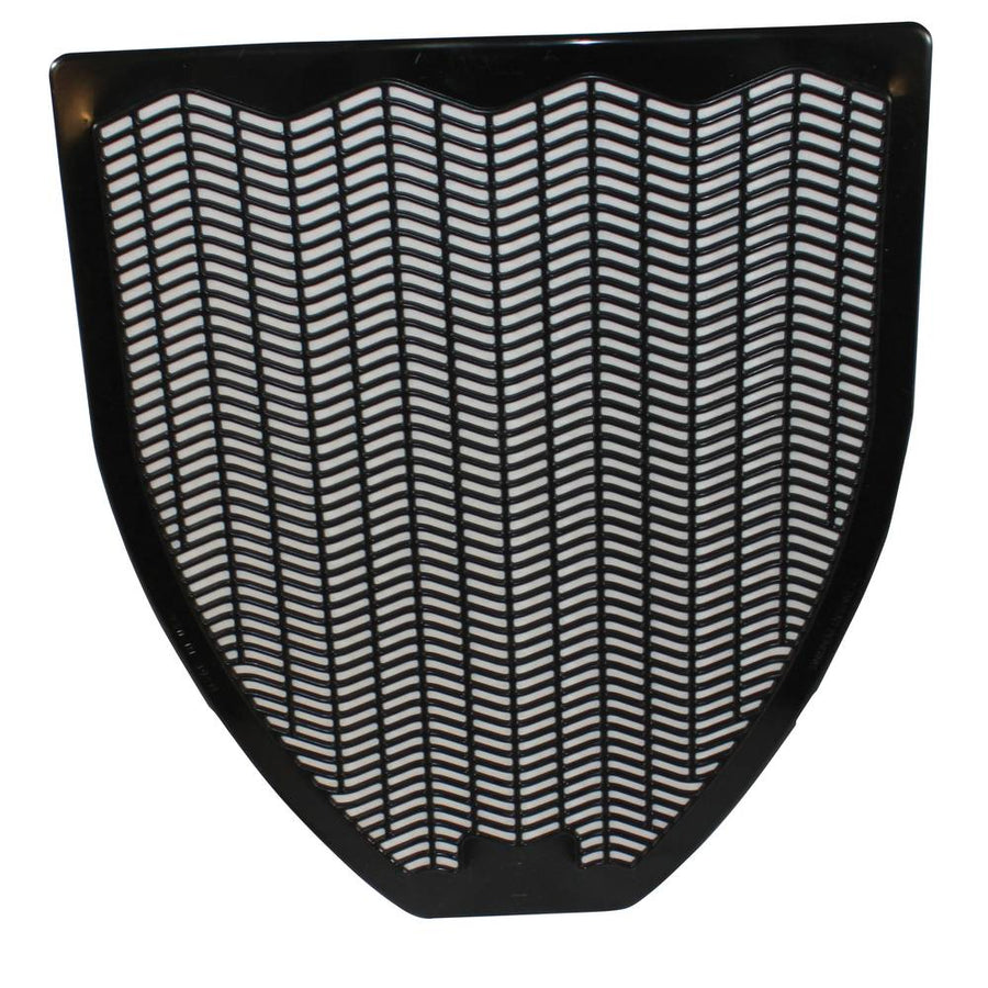 Hospeco 1525-5 Urinal Floor Z-Mat Deodorized Fresh Scent Black 6/CS