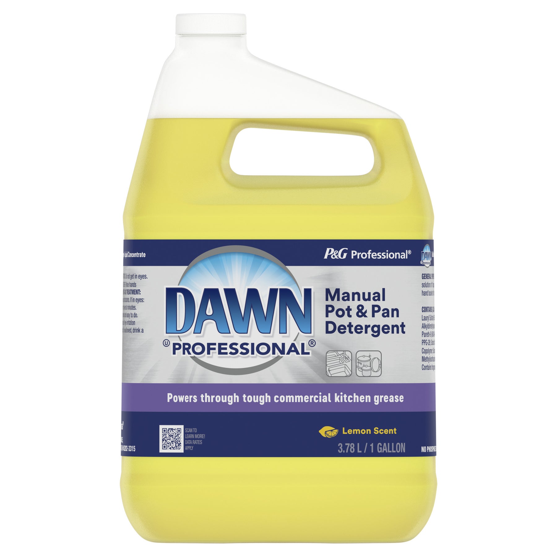 Dawn 57444 Dawn Professional Pot & Pan Cleaner 1 Gallon Lemon Scent 4/CS