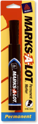 BLK Chisel Tip Marker