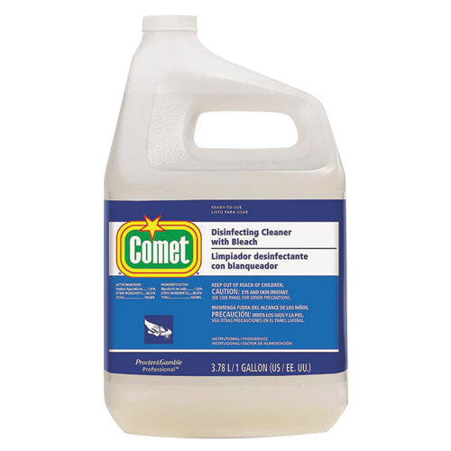 Comet 24651 Comet Pro Disinfecting Cleaner Multi Purpose RTU Refill w/ Bleach 1 Gallon 3/CS