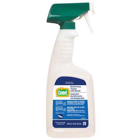 Comet 30314 Comet Pro Disinfecting Cleaner w/ Bleach Multi Purpose Spray 32 oz 8/CS