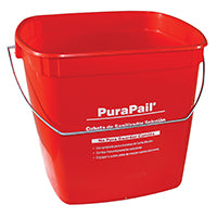 Hospeco 5506-6S Red Sanitizing Bucket 6 QT