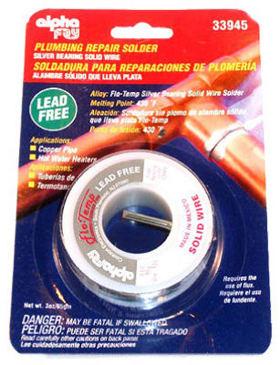 3OZ .125 Plumb Solder