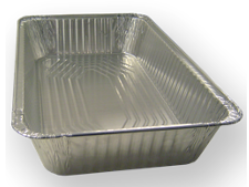Western Plastics 5110 Full Size Shallow Pan Aluminum Steam Table Pan 50/CS