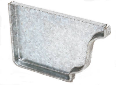 5" MF Galv Left End Cap