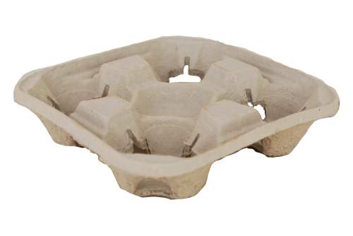 Southern Champion 0117 ChampWare Drink Carrier Molded Fiber 4 Cup 8-44 oz. 300/CS