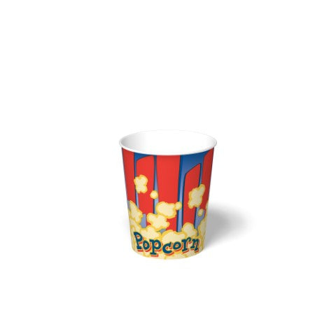 Graphic Packaging SFR-32-PC / 132717047 32oz Popcorn Container / Bucket "Popcorn" 500/CS