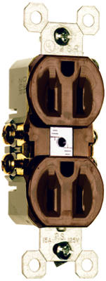 15A BRN STD DPLX Outlet