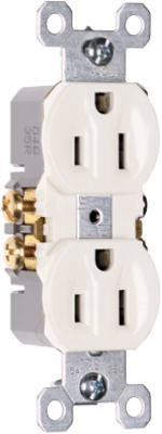 15A WHT STD DPLX Outlet