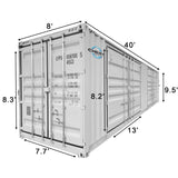 40ft High Cube Two Multi Doors Container