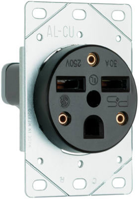 30AFlush PWR Receptacle