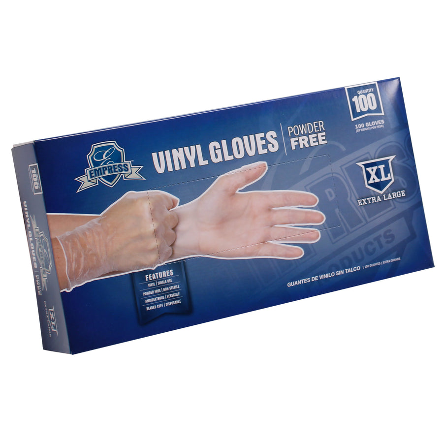 Empress EVPFXL4004 Vinyl Glove Powder Free Extra Large 1000/CS
