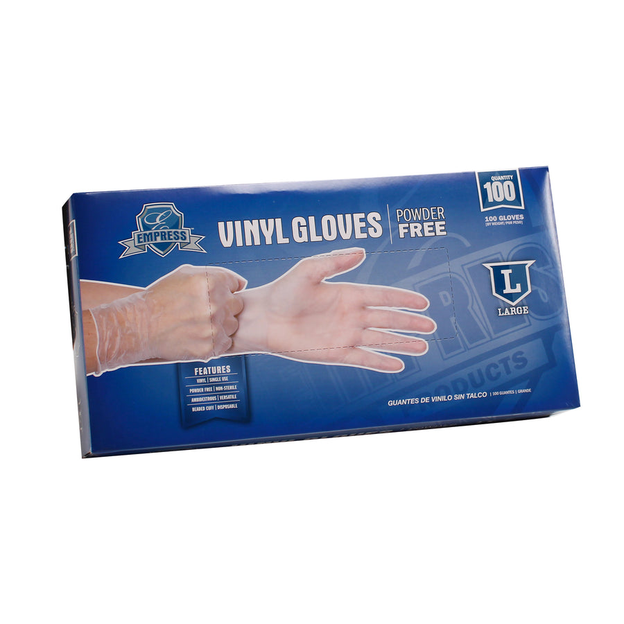 Empress EVPFL4003 Vinyl Glove Powder Free Large 1000/CS