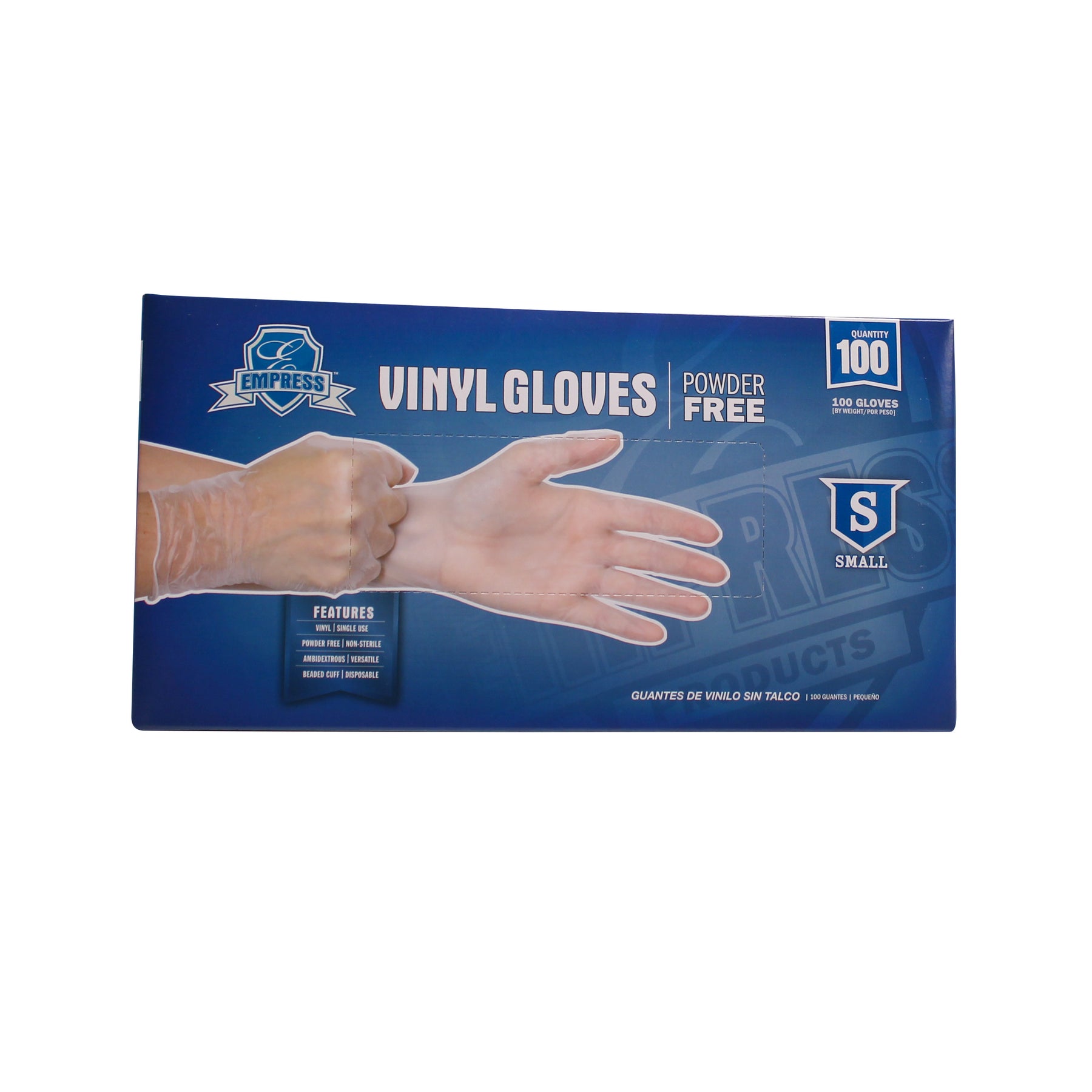 Empress EVPFS4001 Vinyl Glove Powder Free Small 1000/CS