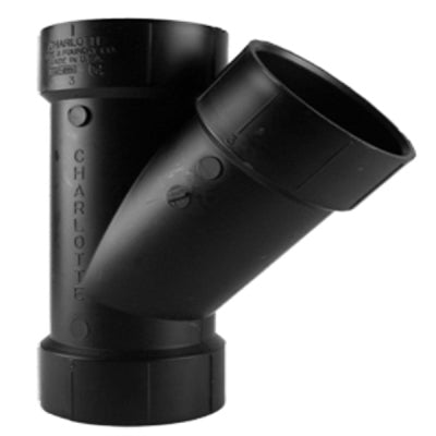 2" BLK HxHxH Wye