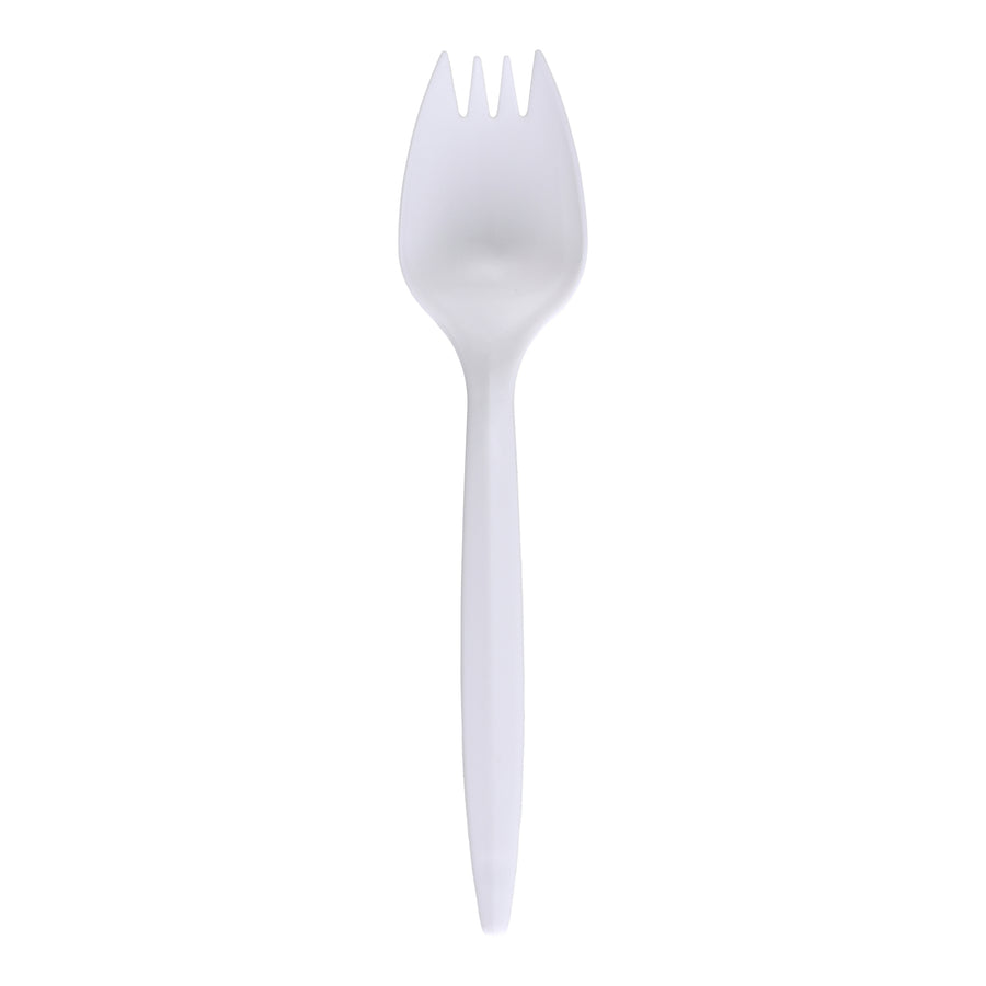 Empress E175020 Medium Weight Spork Polypro White Dense Pack 1000/CS