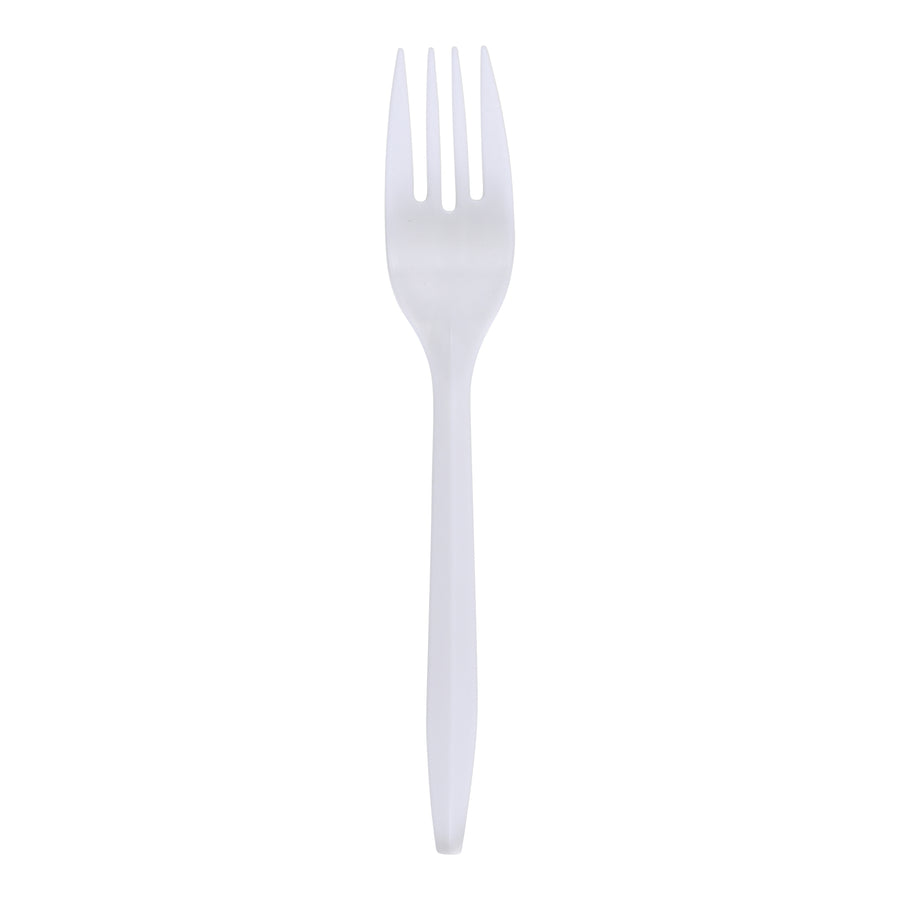 Empress E178001 Medium Weight Fork Polypro White Wrapped Dense Pack 1000/CS