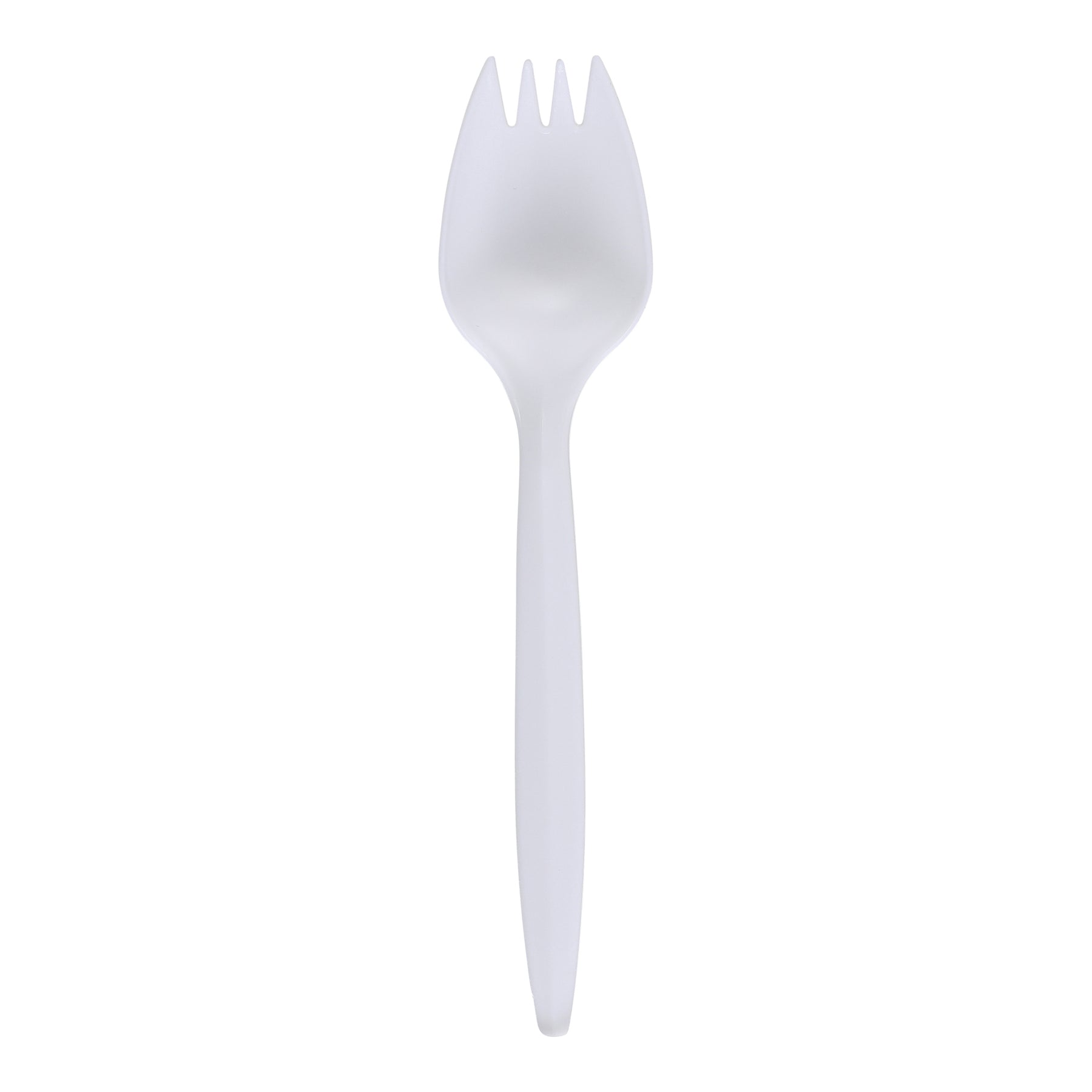 Empress E178020 Medium Weight Spork Polypro White Wrapped Dense Pack 1000/CS