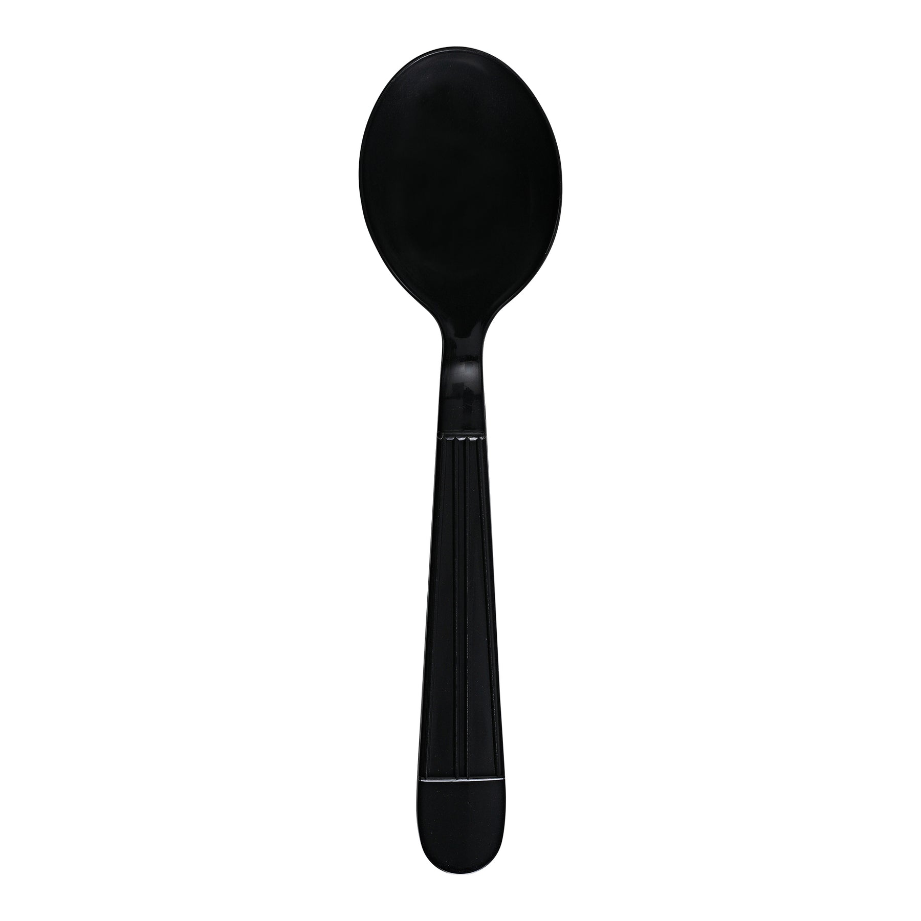 Empress E179004 Heavy Weight Soupspoon Polypro Black Dense Pack 1000/CS