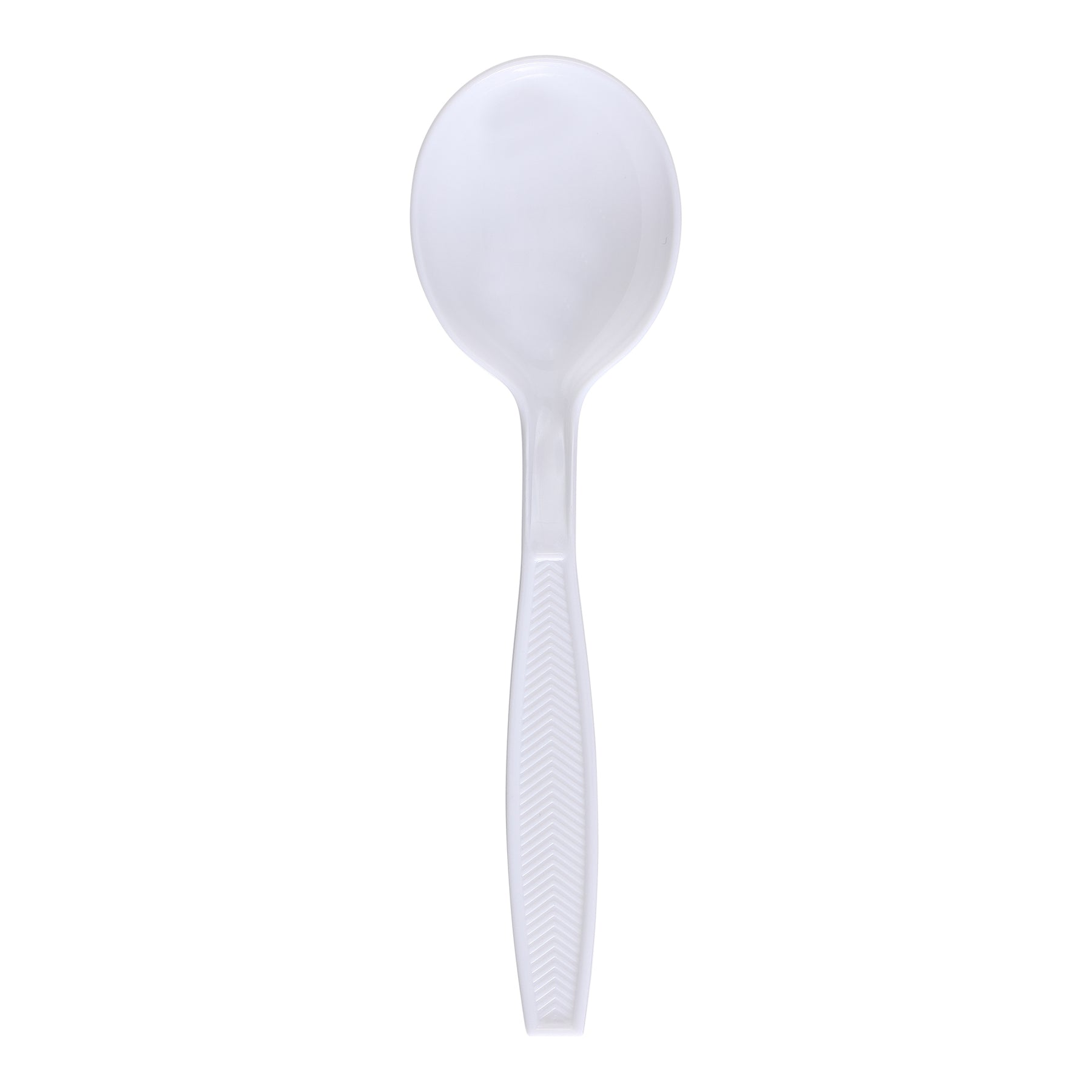 Empress E181004 Heavy Weight Soupspoon Polystyrene White Dense Pack 1000/CS