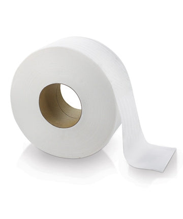 Solaris 23725 Livi VPG Jumbo Tissue White 2-Ply 3.3" X 600' 12/CS