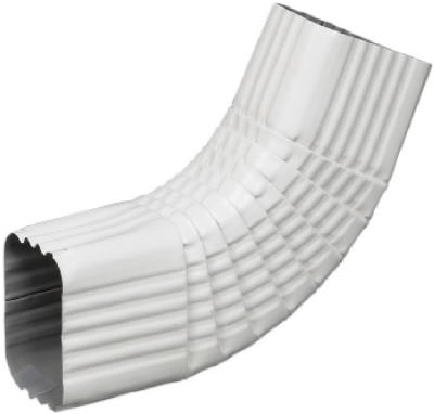 3x4 WHT ALU B Elbow